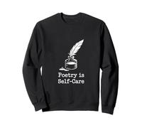 Vintage Quill Poetry is Self-Care Aesthetic Sweatshirt