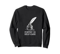 Vintage Quill Poetry is Self-Care Aesthetic Sweatshirt