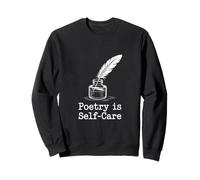 Vintage Quill Poetry is Self-Care Aesthetic Sweatshirt