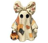 Vintage Quilting Ghost | Spooky Cute Resin Quilting Decoration | Standing Halloween Ghost,for Thanksgiving Birthday Party Home Living Room Bedroom School Offices Car