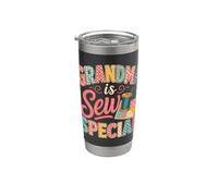 Vintage Quilting Mom Sewing Quilter Retreats Patchwork Stainless Steel Insulated Tumbler