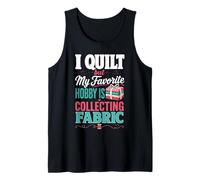 Vintage Quilting Mom Sewing Quilter Weekend Crafting Tank Top