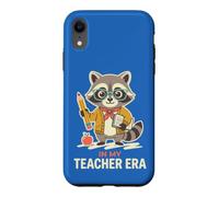 Vintage Raccoon In My Teacher Era School Educator Teaching Case for iPhone XR