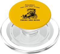 Vintage Raccoon Sometimes You Are Not Alone There Are Bugs PopSockets PopGrip for MagSafe