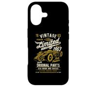 Vintage Race Car Design Case for iPhone 17