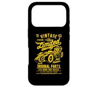 Vintage Race Car Distressed Design Case for iPhone 17 Pro