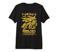 Vintage Race Car Distressed Design Premium T-Shirt