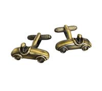 Vintage Racing Car Cufflinks - Onyx Art CK658 Classic Retro Sports Car in Premier Life Packaging