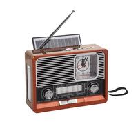 Vintage Radio Solar Retro USB Rechargeable, MP3 Pl