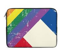 Vintage Rainbow Swedish Flag Trendy Laptop Sleeve for Unisex Adult Multi Size Computer Protective Bags Cases 15inch