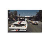Vintage Rally Car Poster Audi Sport Quattro Poster Decorative Painting Canvas Wall Posters And Art Picture Print Modern Family Bedroom Decor Posters 12x18inch(30x45cm)