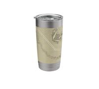 Vintage Rappahannock River Map (1911) Stainless Steel Insulated Tumbler