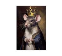 Vintage Rat King Poster Canvas Poster Bedroom Decor Landscape Office Room Decor Gift 24" L X 36" W