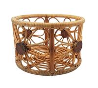 Vintage Rattan Basket for Newborn Photography Hand Crafted Prop for Capturing Valuable Moments with Your Baby Chair Vintage Rattan Basket for Newborn Photography Props Unique & Chair