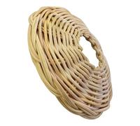 Vintage Rattan Lamp Shade Cover for Pendant Lights, Rustic Home Decor | Woven Yellow Design, Easy Installation, Warm Ambience, Suitable for Ceiling Lamps, Clubs, Events and Interior Styling
