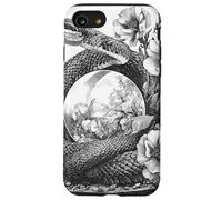Vintage Rattlesnake Crystal Ball Botanical Art Case for iPhone SE (2020) / 7/8