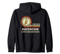 Vintage Ravencoin Limited Edition Miner/Mining Wallet RVN Zip Hoodie