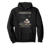 Vintage Reading Humor Book Lover Introvert Weekend Mood Pullover Hoodie