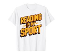Vintage Reading My Sport Literacy Cardio Specialist Value Graphic T-Shirt