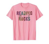 Vintage Reading Rocks Literacy Specialist Kindergarten T-Shirt