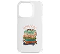 Vintage Reads Mysteries Tales Stories Grammar History Poetry Case for iPhone 14 Pro