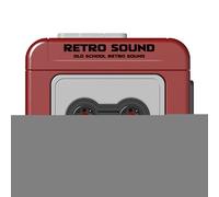 Vintage Recorder Keychain, Keychain, Cassette Strap Pendant Design Pendant Decoration for Mobile Phones, Car Keys, Backpacks and Bags