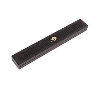 Vintage Rectangular Ebony Wooden Incense Burner Wood Incense Stick Holder Stand Ash Catcher Tray Container With Fireproof Layer Home Buddhist Temple Accessory, Cloud Print