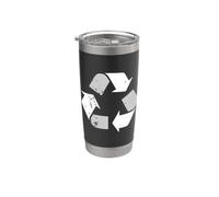 Vintage Recycle Symbol Stainless Steel Insulated Tumbler