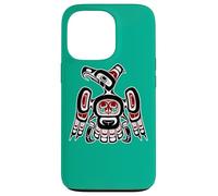 Vintage Red Black Haida Kaigani Thunderbird Native Case for iPhone 13 Pro