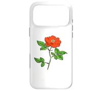 Vintage Red Rose Cartoon Style Cut Out Case for iPhone 17 Pro Max