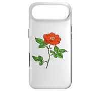 Vintage Red Rose Cartoon Style Cut Out Case for iPhone Air