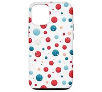 Vintage Red White Blue Polka Dot Pattern American Patriotic Case for iPhone 12/12 Pro