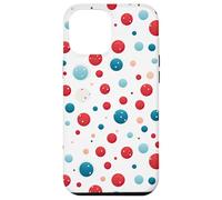 Vintage Red White Blue Polka Dot Pattern American Patriotic Case for iPhone 12 Pro Max