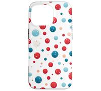 Vintage Red White Blue Polka Dot Pattern American Patriotic Case for iPhone 16 Pro