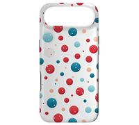 Vintage Red White Blue Polka Dot Pattern American Patriotic Case for iPhone Air