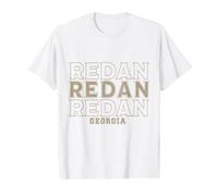 Vintage Redan Georgia Value Graphic T-Shirt, Men, White, L
