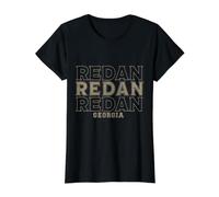 Vintage Redan Georgia Value Graphic T-Shirt, Women, Black, XL