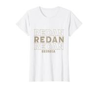 Vintage Redan Georgia Value Graphic T-Shirt, Women, White, M