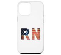 Vintage Registered Nurse RN USA Flag, Cool Nursing Student Case for iPhone 12 Pro Max