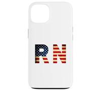 Vintage Registered Nurse RN USA Flag, Cool Nursing Student Case for iPhone 13
