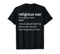 Vintage Religious War Definition Anti-religious Activist T-Shirt