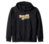 Vintage Renata Personalized Name Renata Zip Hoodie