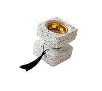 Vintage Resin Burning Burner Base Square Layer Tassel Antique Home Decoration Art Study Room Living Room Home Office Square Layer Tassel Stand