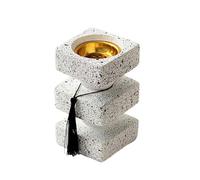 Vintage Resin Burning Burner Base Square Layer Tassel Antique Home Decoration Art Study Room Living Room Home Office Square Layer Tassel Stand