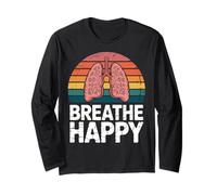Vintage Respiratory Therapist Pulmonary Care Lungs Breathe Long Sleeve T-Shirt