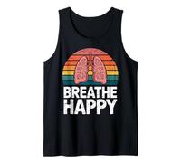 Vintage Respiratory Therapist Pulmonary Care Lungs Breathe Tank Top