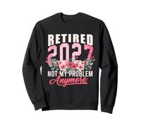 Vintage Retired 2027 Floral Not My Problem Anymore Women Sweatshirt