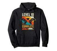 Vintage Retro 10 Wedding Anniversary Funny Level 10 Complete Pullover Hoodie