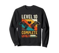 Vintage Retro 10 Wedding Anniversary Funny Level 10 Complete Sweatshirt
