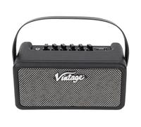 Vintage Retro 15 Guitar Amplifier VMA15BK - 15W DSP Combo Amp in Black | 4 Built-In Effects, 8 Simulated Amp Voices | USB & Smartphone Recording | Compact Practice & Studio Amp